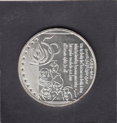 Beschrijving: 5 Euro HUMAN RIGHTS